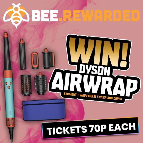 💨 Win the Dyson Airwrap i.d. Straight + Wavy – Just 70p a Ticket! 💁‍♀️✨